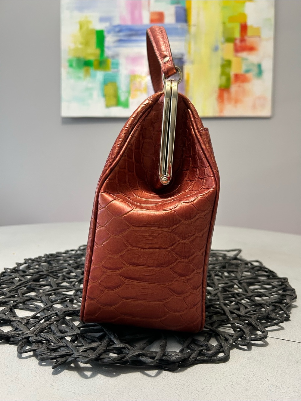 Brahmin Emmy Foliage Lakewood Leather Bag NWOT - Picture 8 of 16